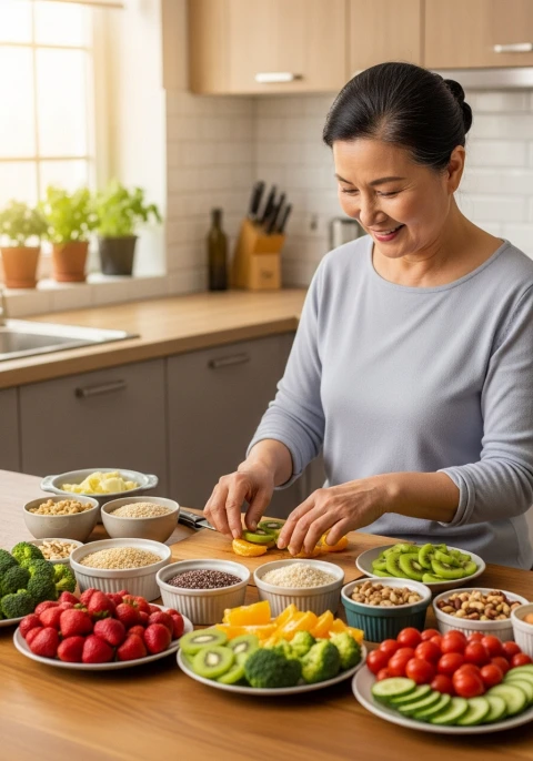 고령화 사회에서 중요한 건강한 식습관