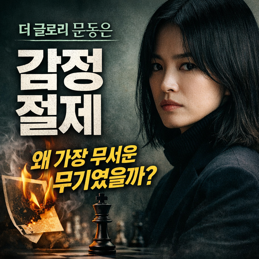 문동은의 감정 절제가 설득력을 만든 이유
