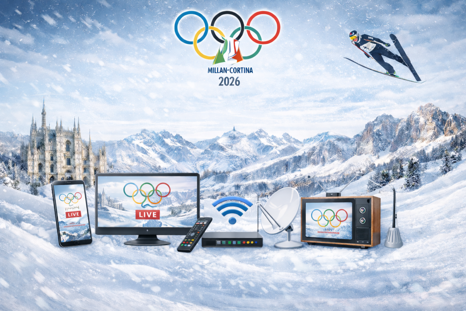 2026년 밀라노 올림픽 생중계