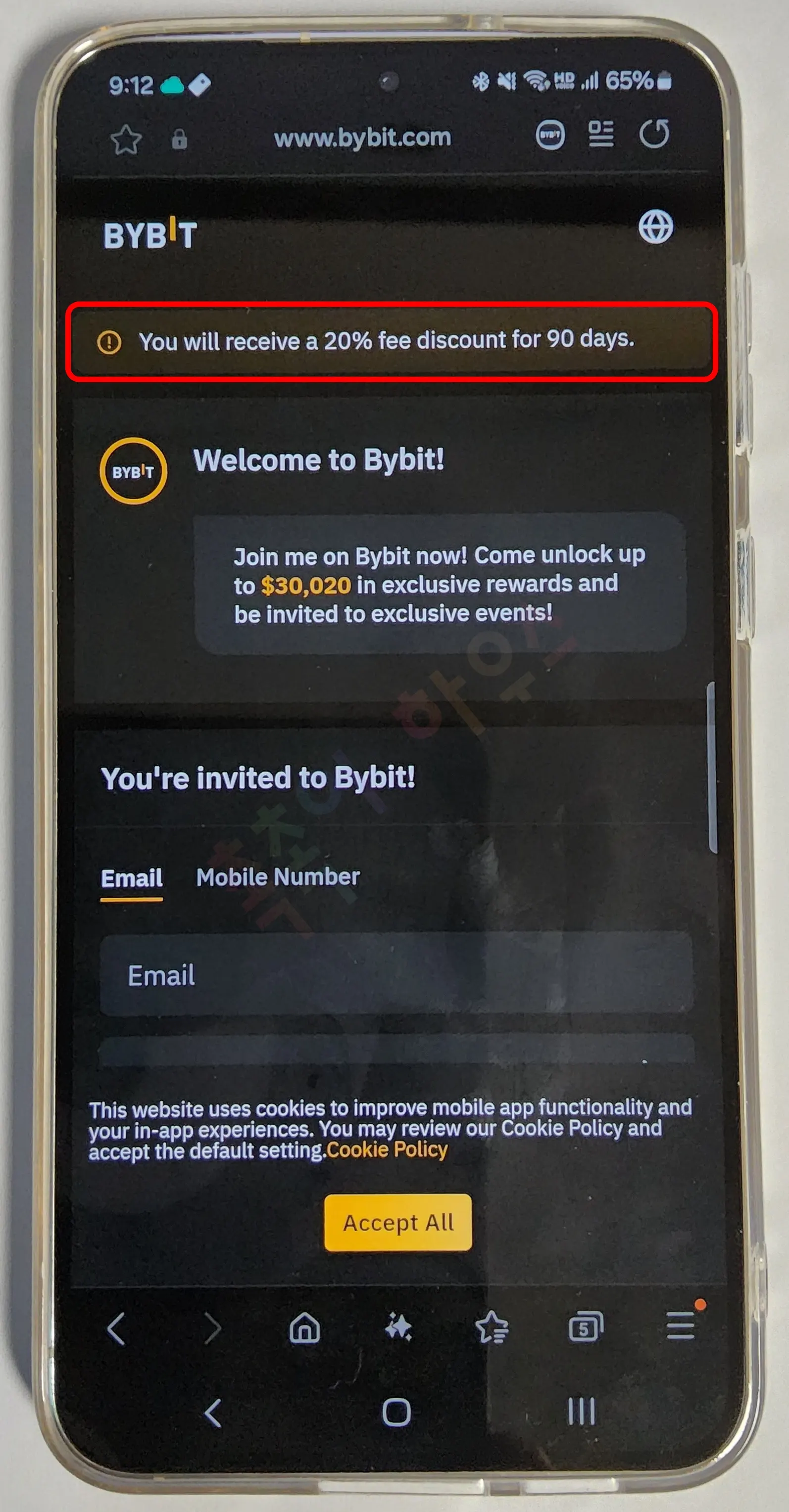 Bybit 가입1