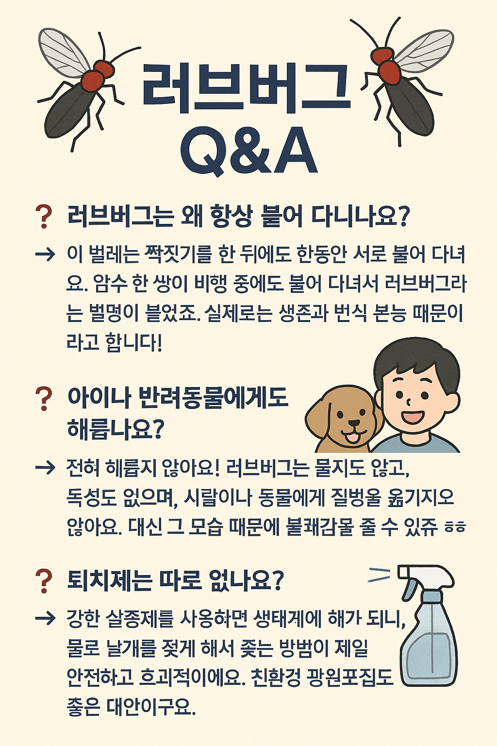 러브버그 정체 출몰 이유, 시기, 퇴치 방법 총정리