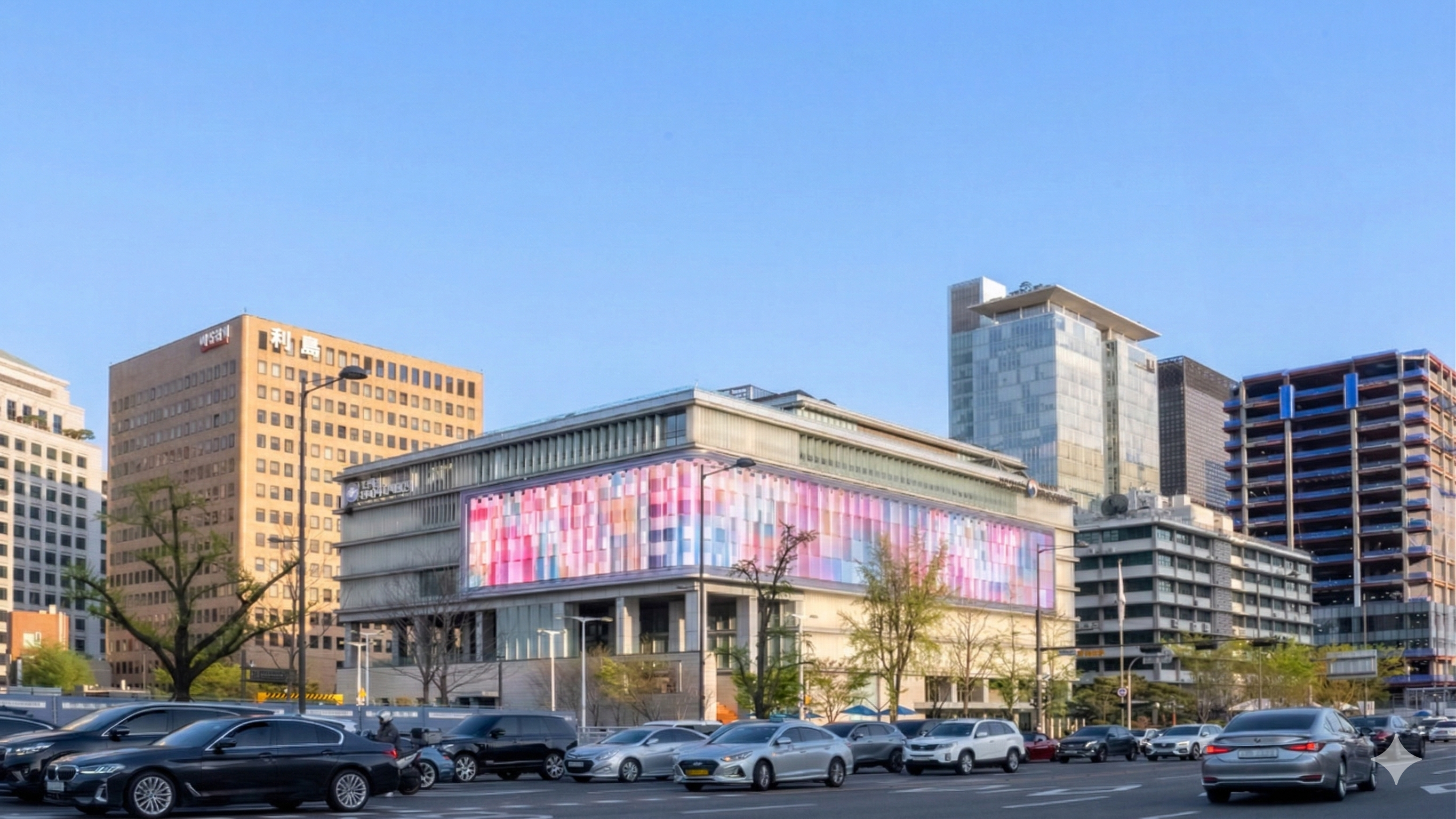 서울 광화문에 위치한 대한민국 최초의 국립 근현대사 박물관 외관