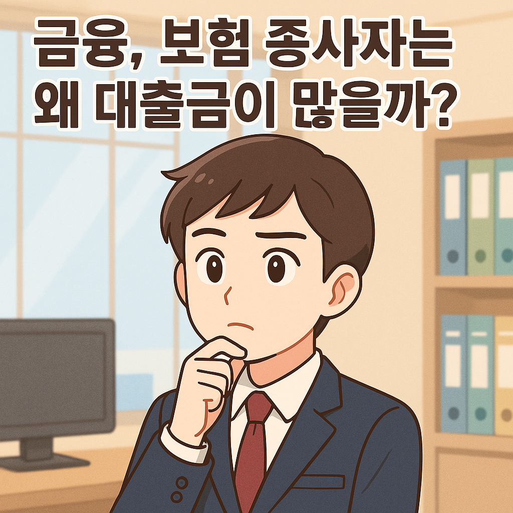 금융, 보험 종사자는 왜 대출금이 많을까?