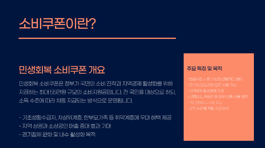 민생회복 소비쿠폰