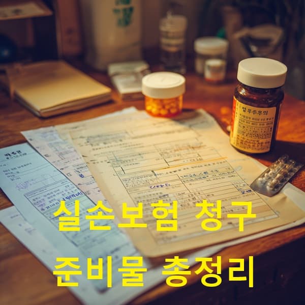실손보험 청구를 위한 필수 서류 이미지
