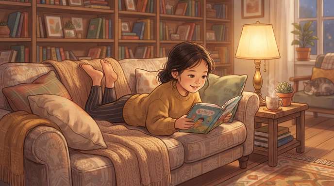 책 읽는 아이