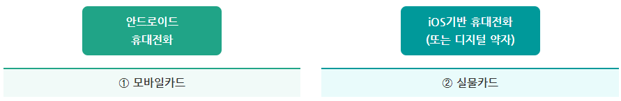 기후동행카드의 종류