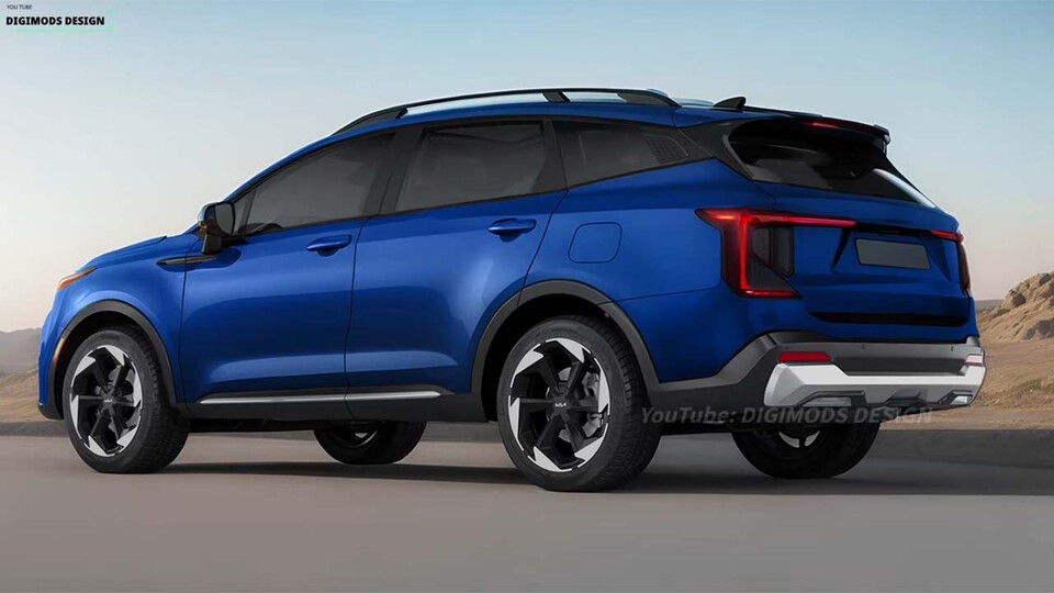 기아 스포티지 페이스리프트 예상도 공개, 하이브리드 모델 출시