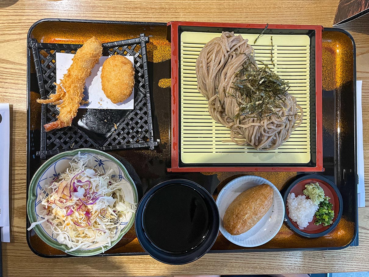 정관 흑송 소바 세트