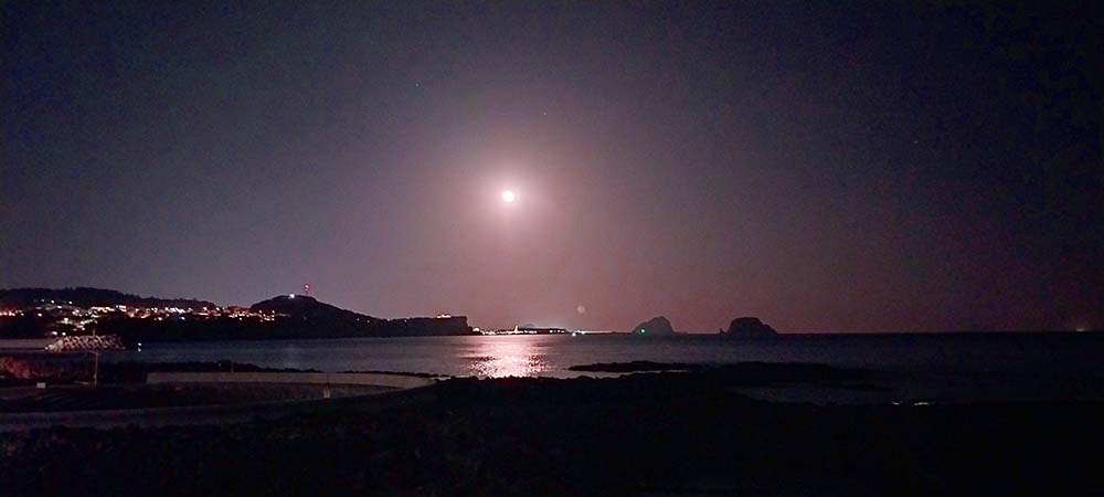 제주 달밤