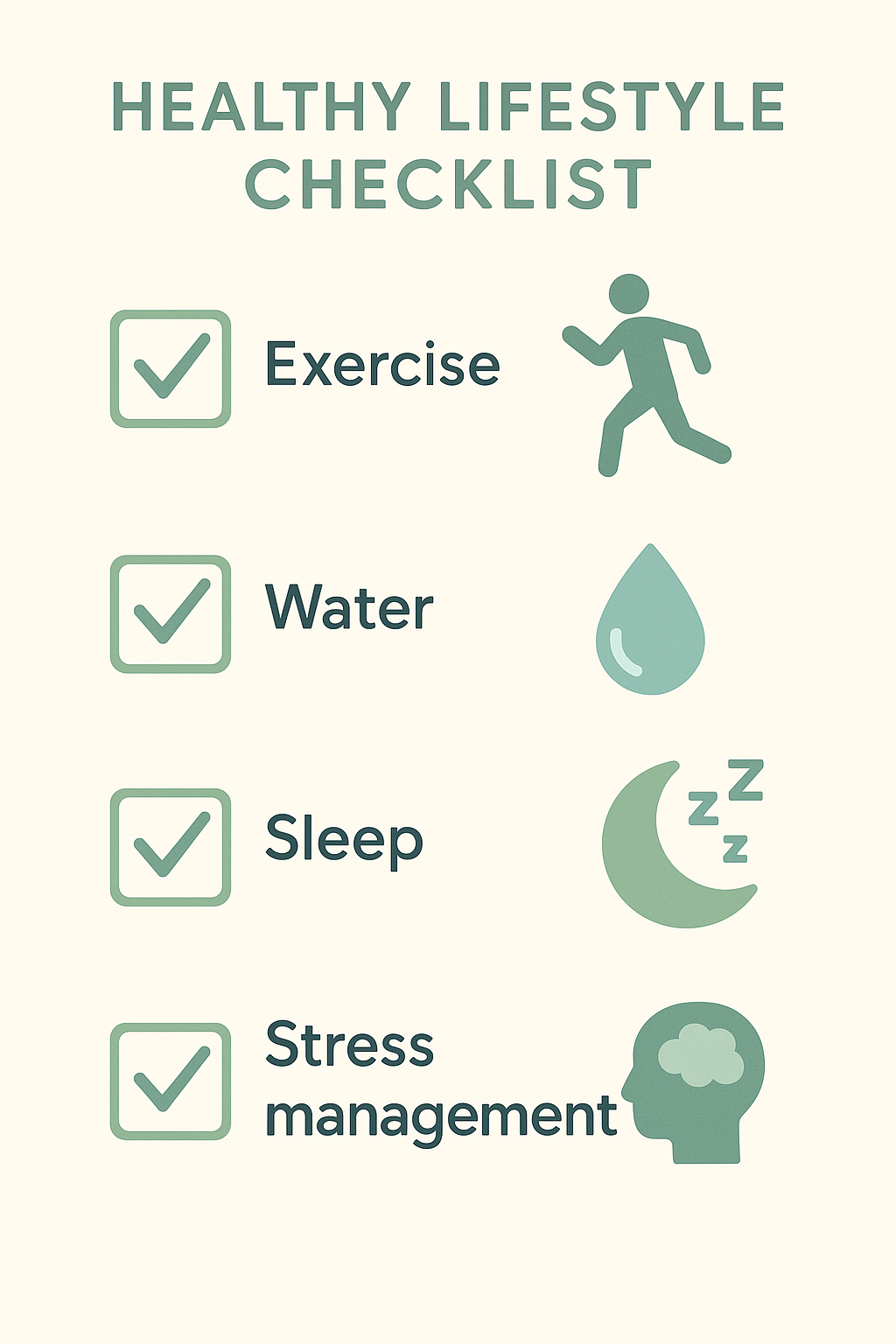 혈당 관리 생활 습관 체크리스트