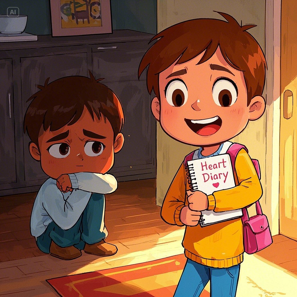 우울했던 아이가 마음일기를 쓰며 밝아지는 모습