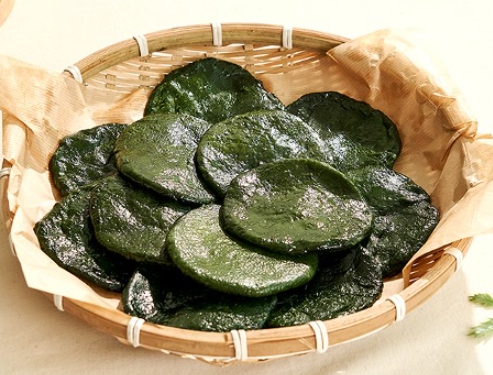 한국의 떡 종류 오쟁이떡-쑥개떡