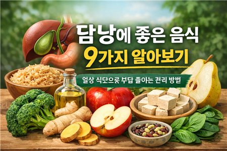 담낭에 좋은 음식