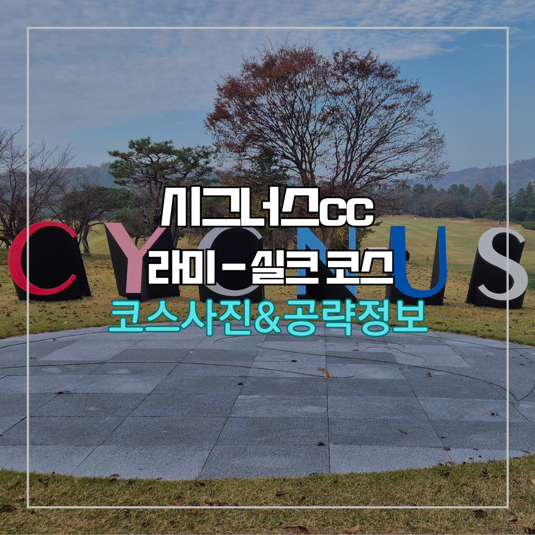 시그너스cc 라미-실크 코스 사진 및 공략 정보
