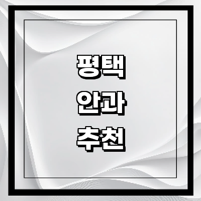 평택시 안과