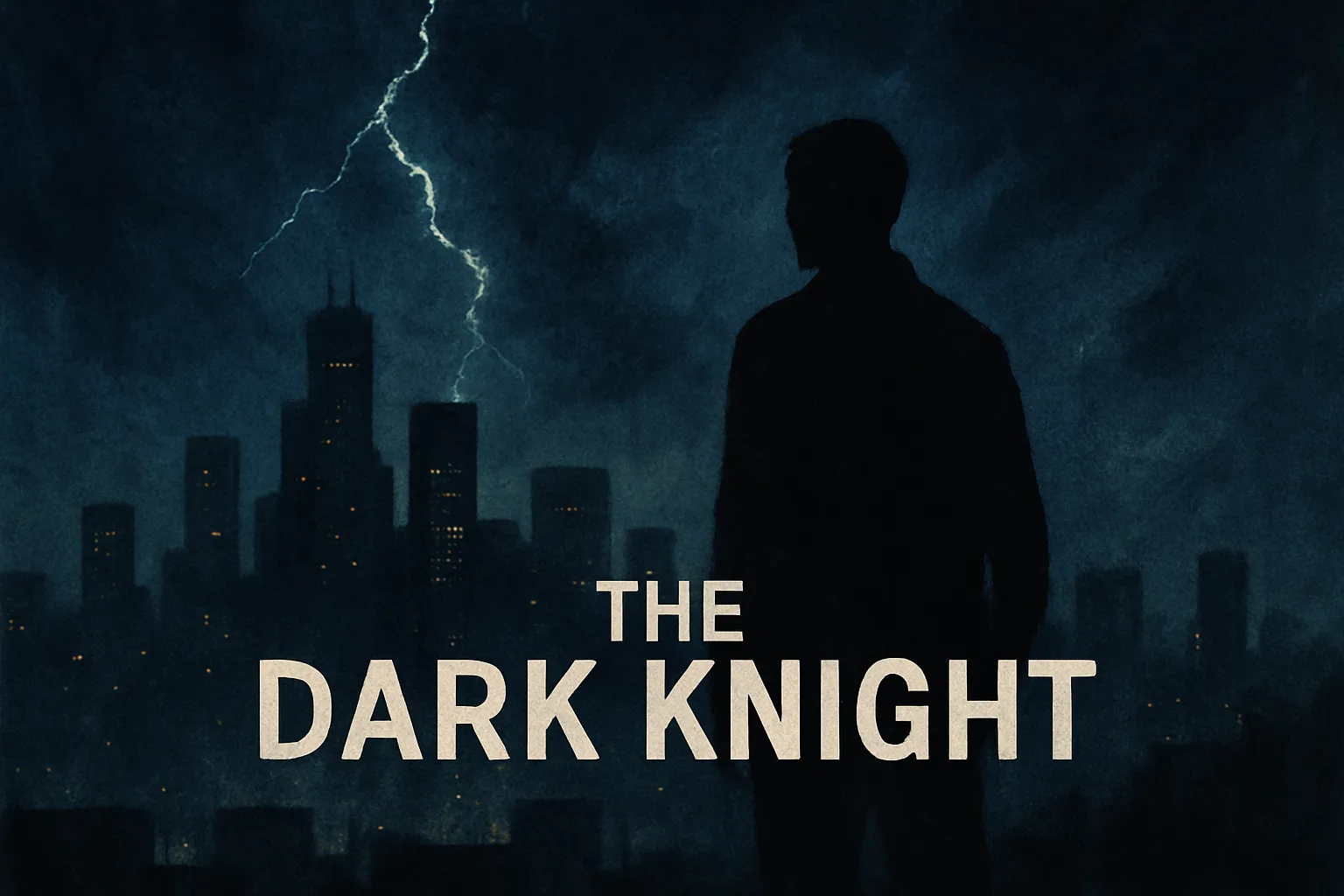 영화 다크나이트 일러스트이미지