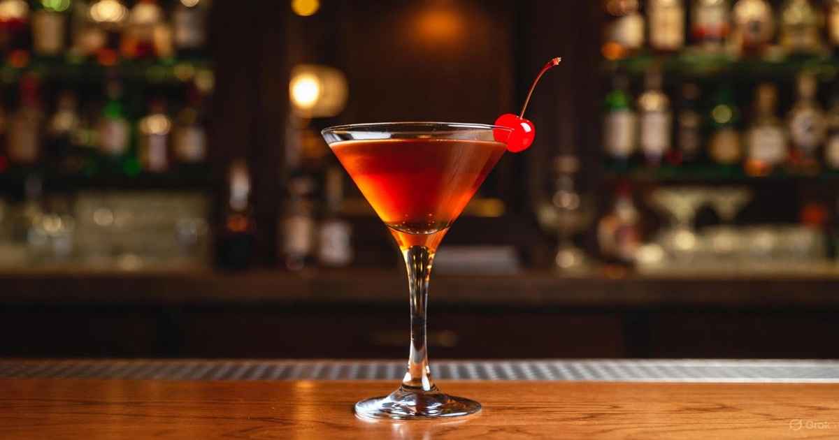 맨해튼 황금 레시피 & 유래 및 완벽한 안주 추천