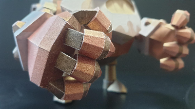 브롤스타즈 로보마이크 종이모형