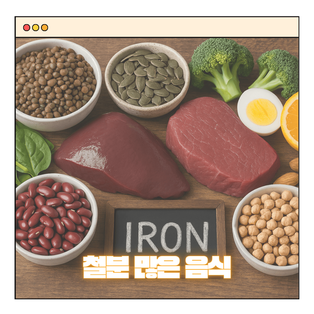 철분 많은 음식과 빈혈에 좋은 과일 채소 총정리