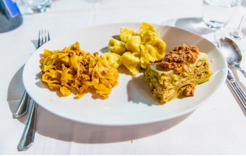 이탈리아의 볼로냐 파스타