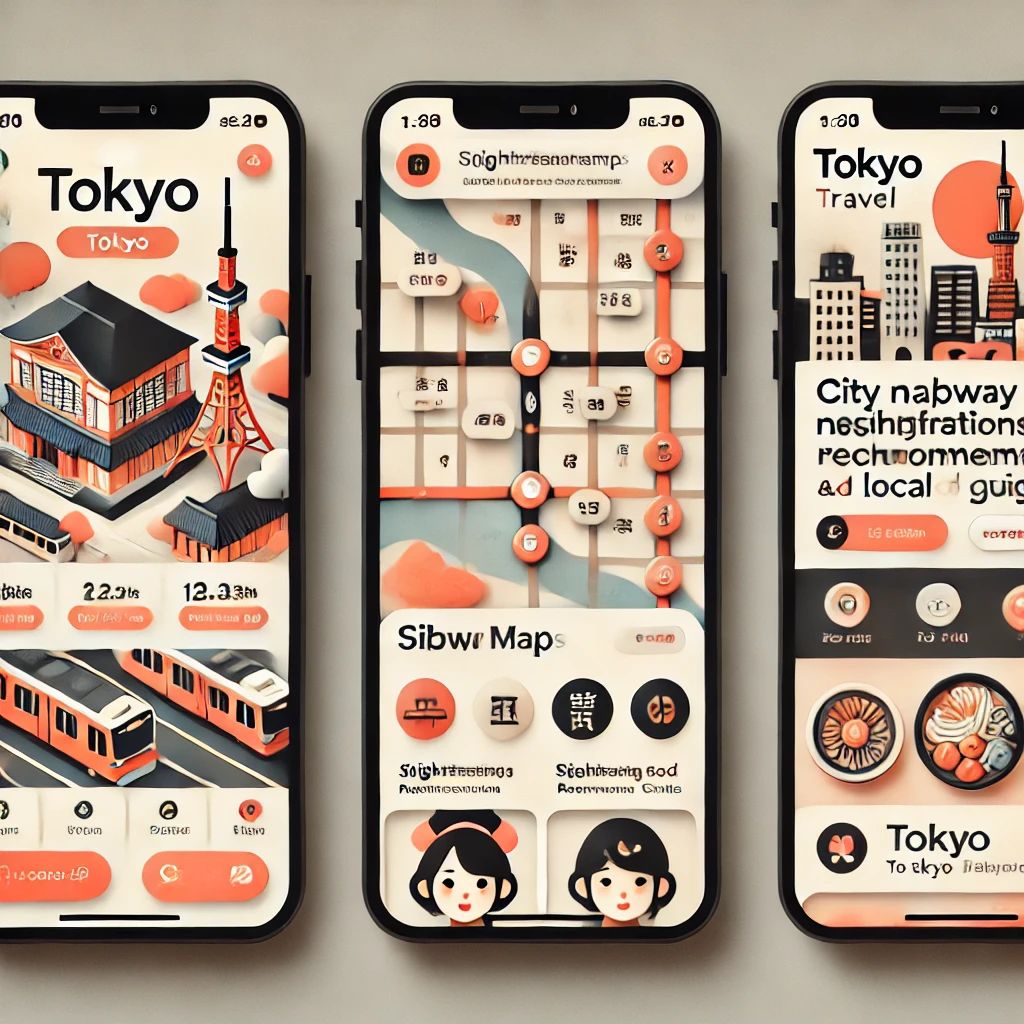 도쿄 여행 어플