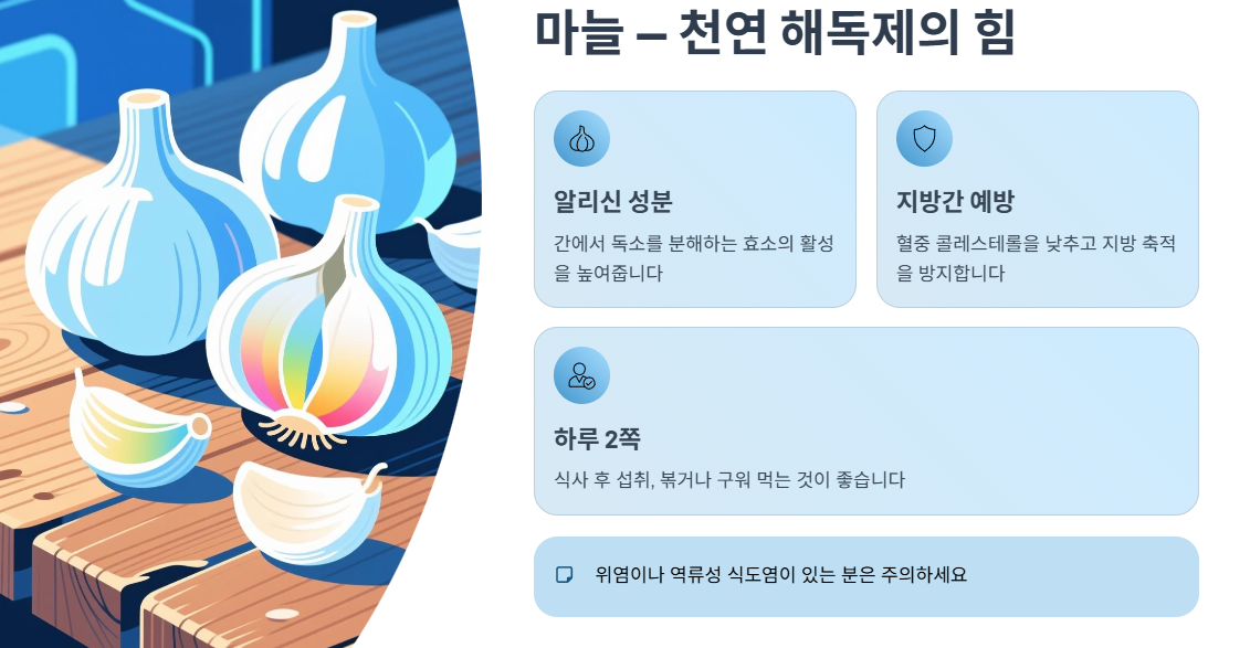 마늘 &mdash; 천연 해독제의 힘