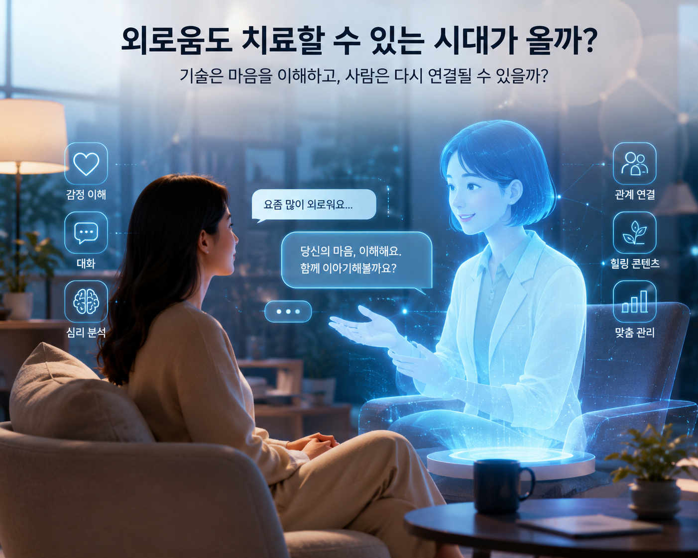 외로움도 치료할수있는 시대가 올까