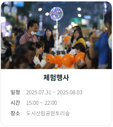 제9회 홍천강 별빛음악맥주축제 2025