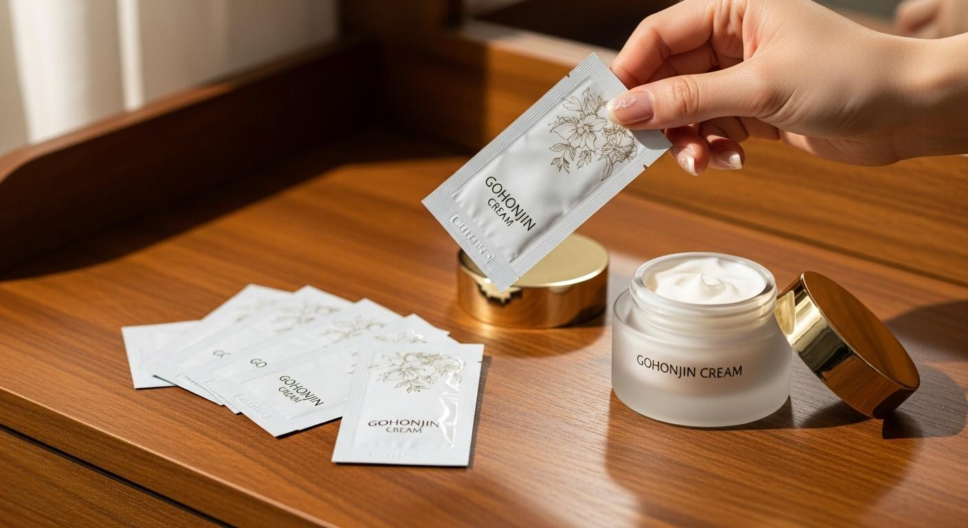 고혼진 크림 샘플