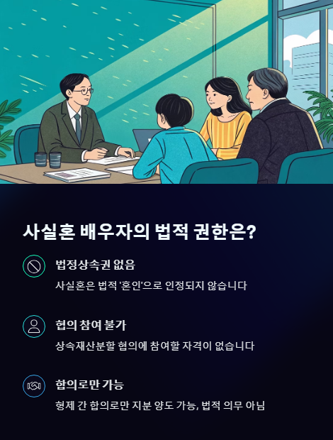 사실혼 배우자의 법적 권한은?