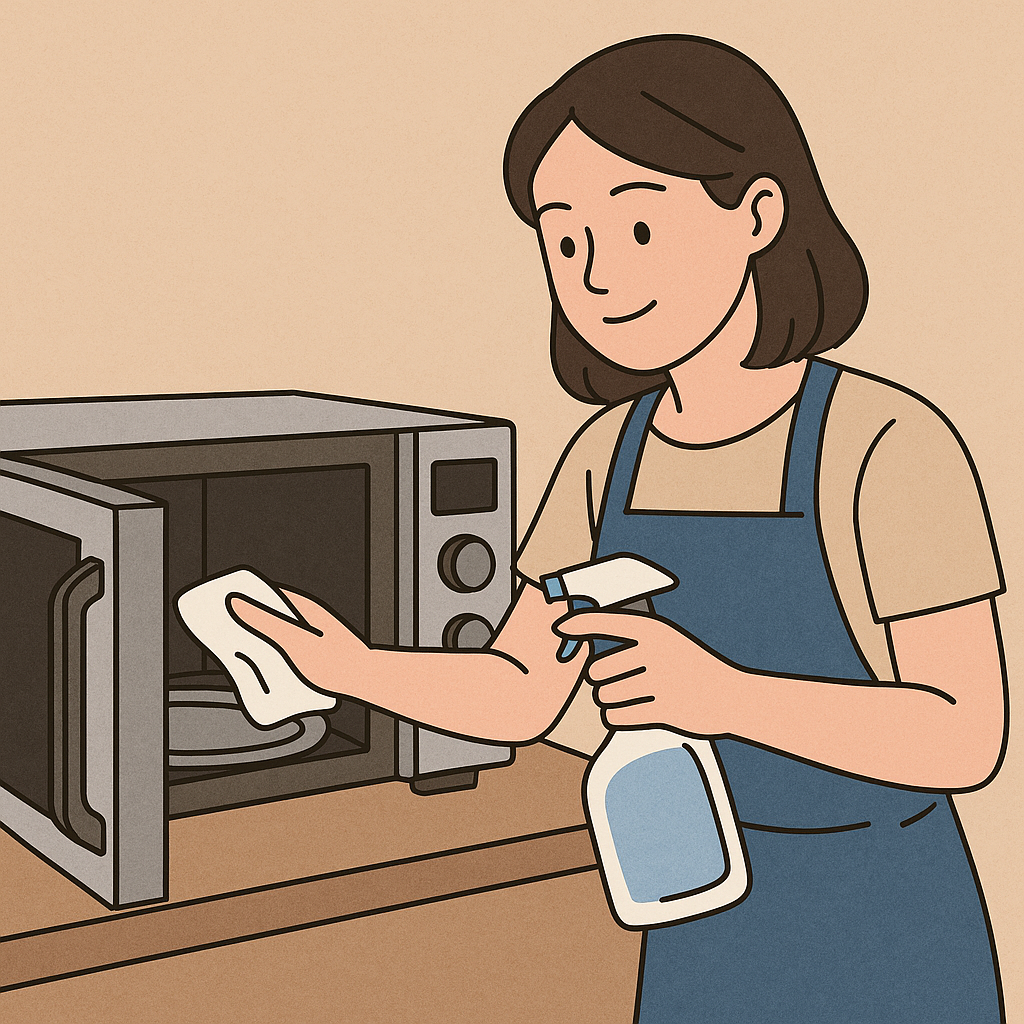 전자레인지 청소법 – 간단하고 효과적인 방법
