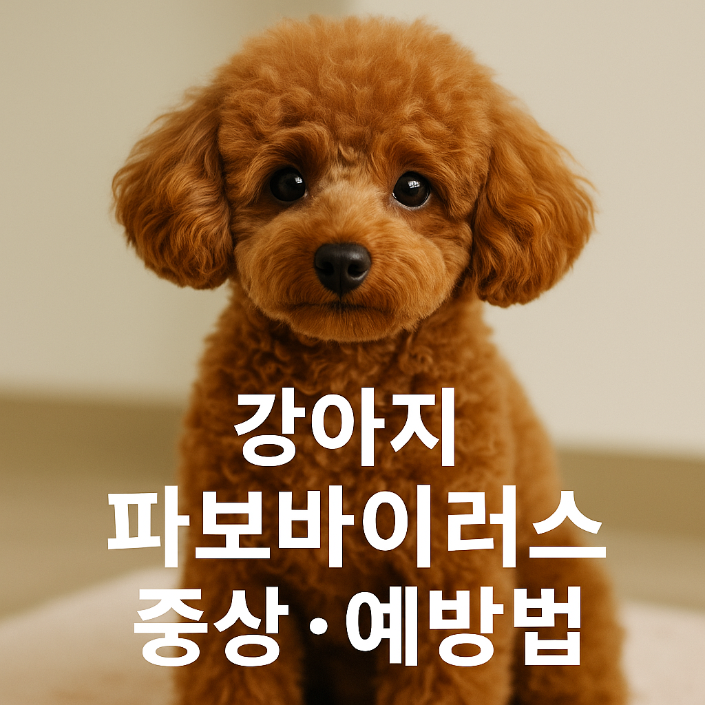 파보바이러스 증상예방법, 실사이미지