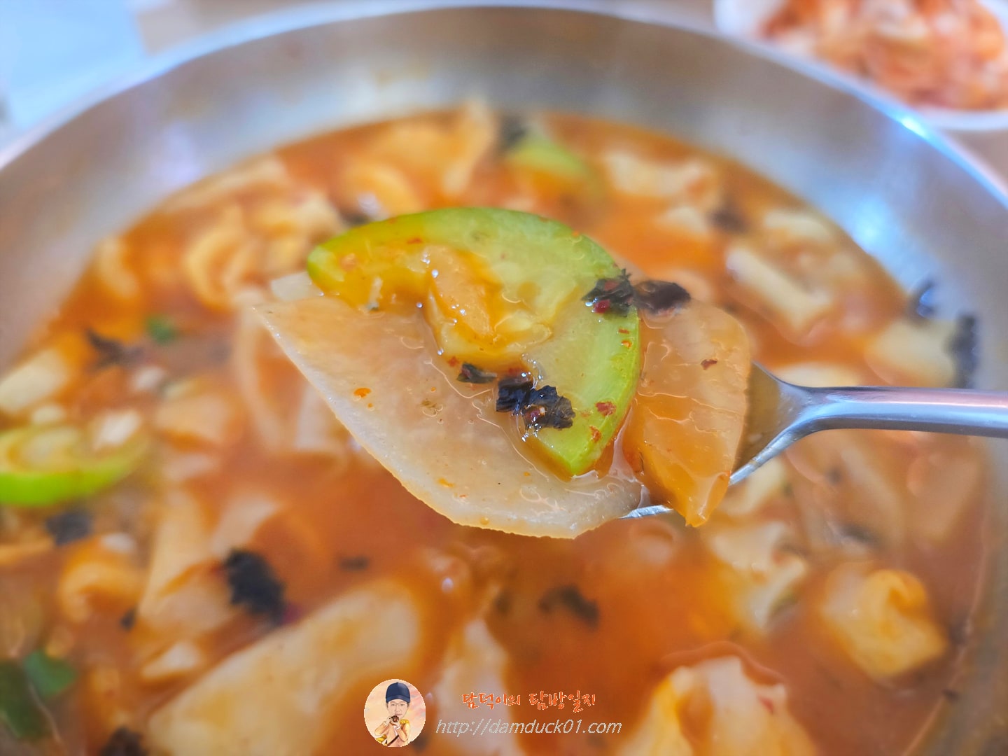 김치 수제비
