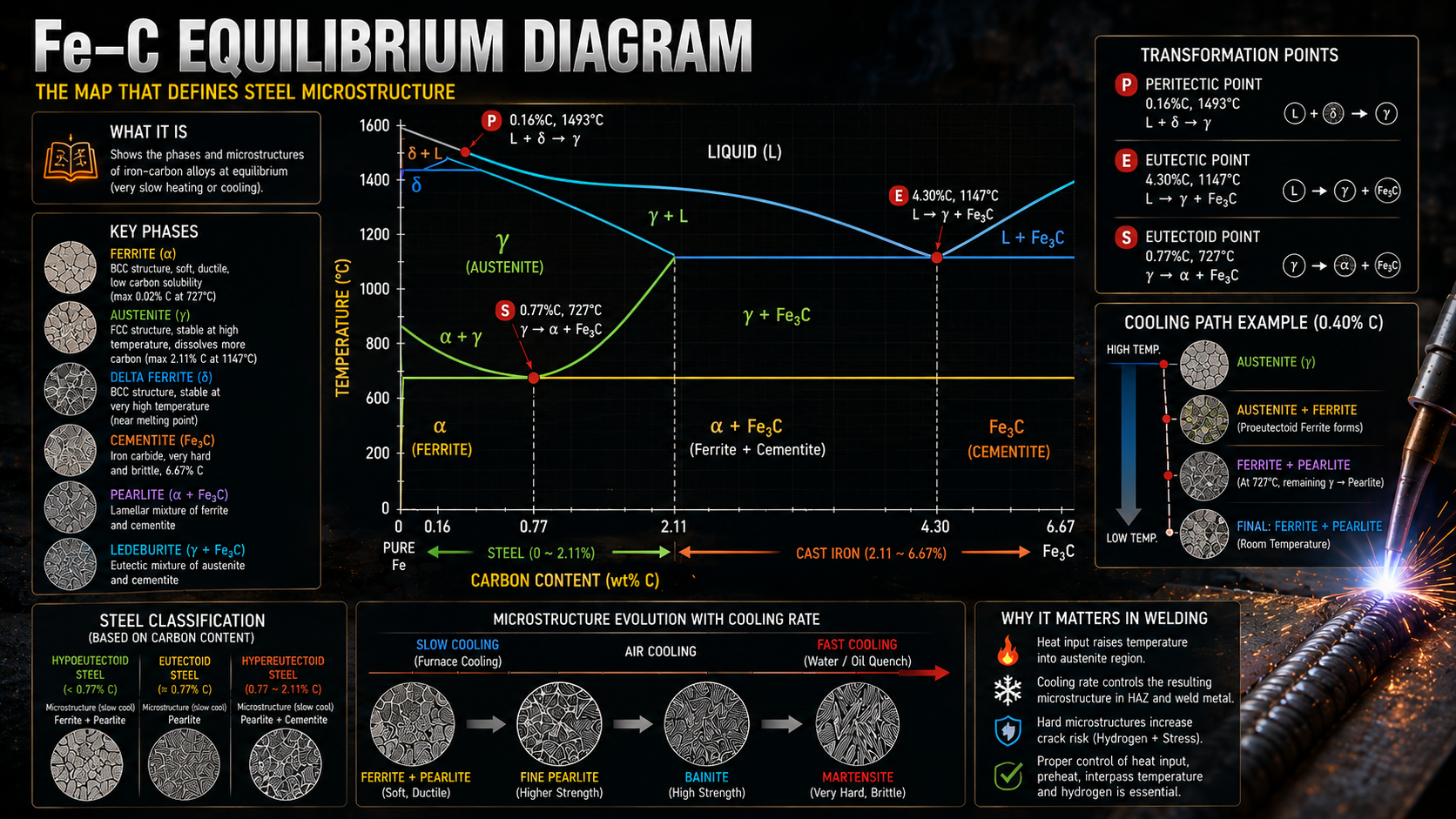 FE-C EQUILIBRIUM DIAGRAM