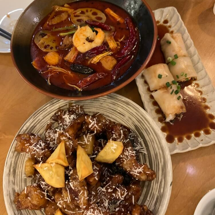 마라탕, 꿔바로우, 새우창펀