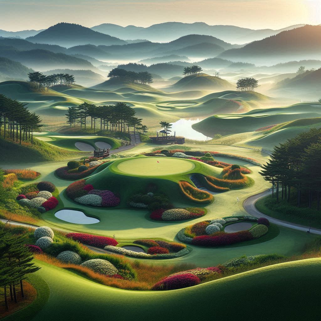 나인 파3 골프클럽 배경