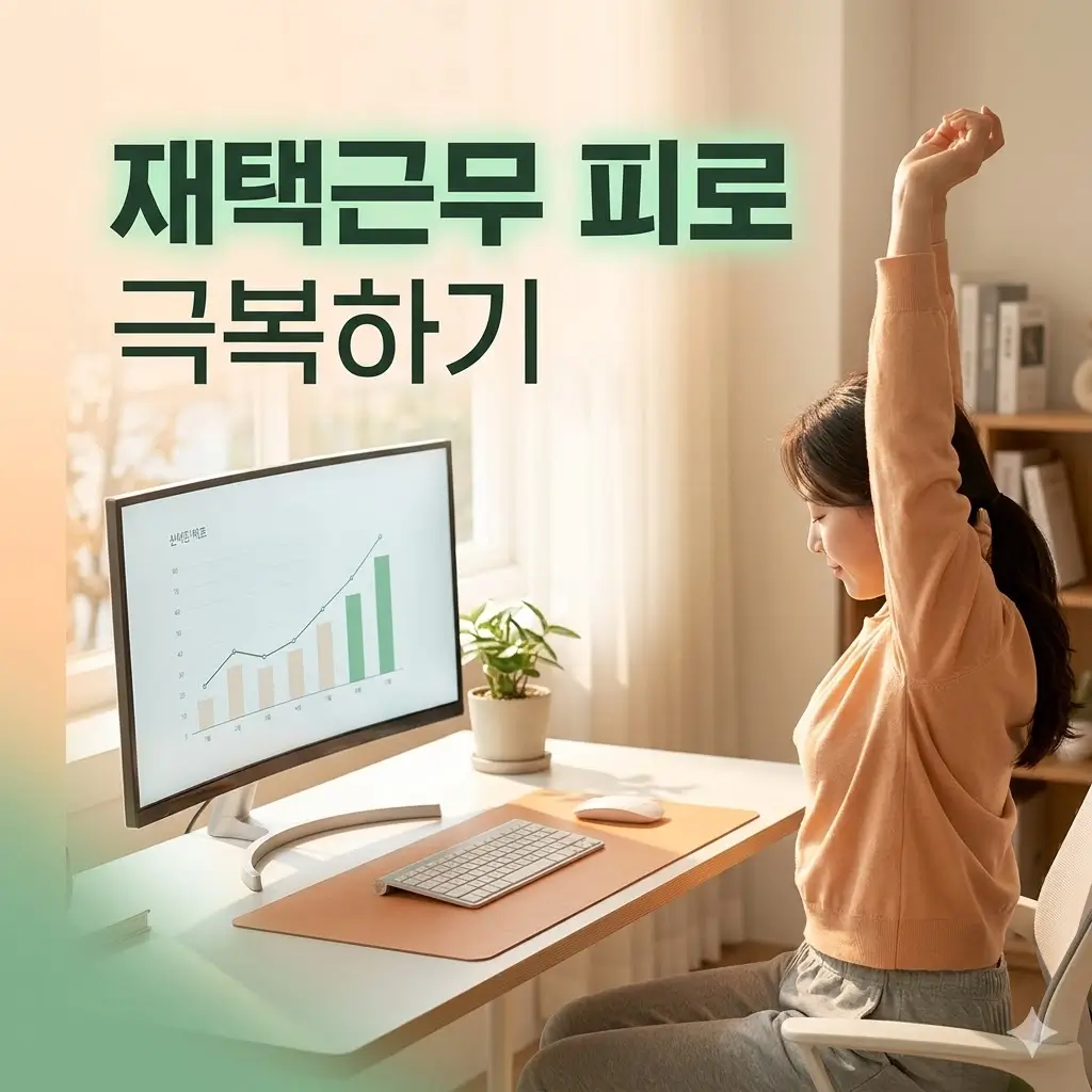 재택근무 하는 분들이 집에서 일하며 겪는 만성 피로의 원인과 해결책