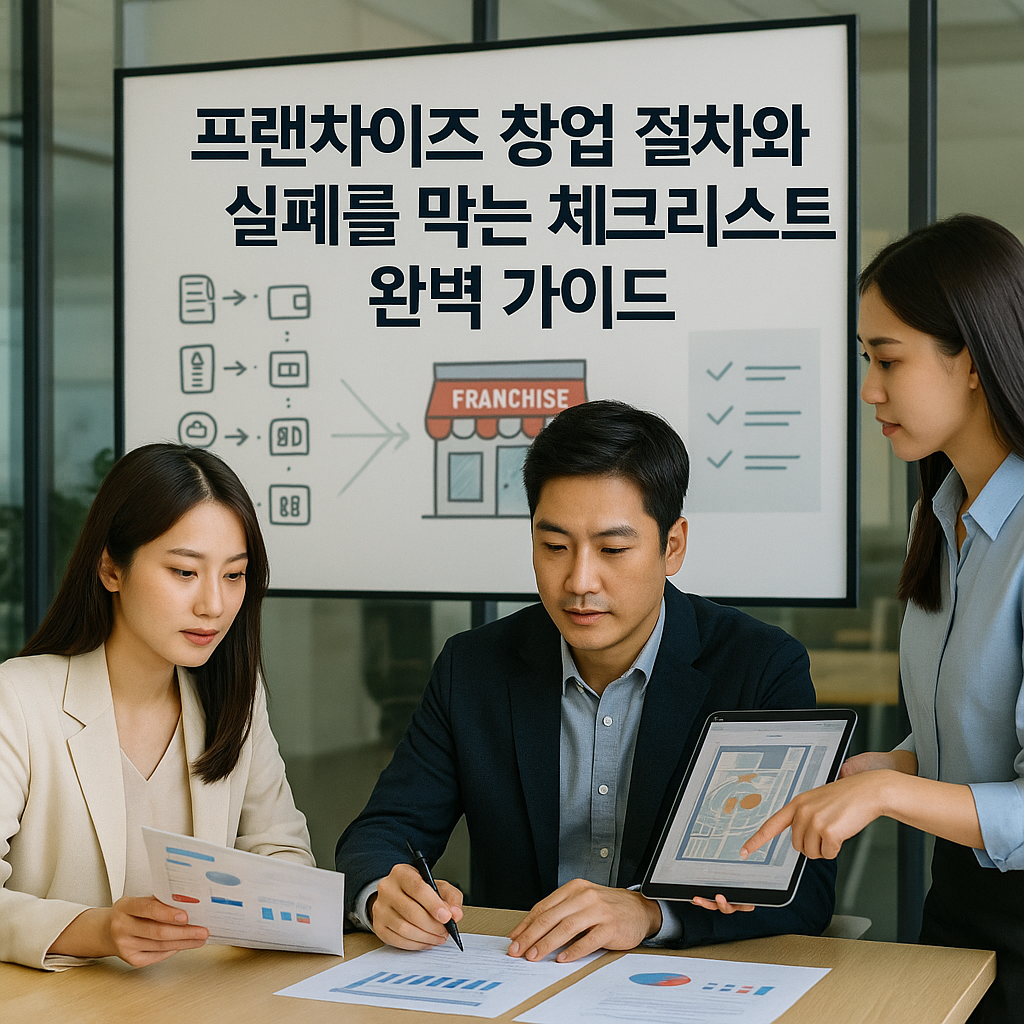 프랜차이즈 창업 절차와 실패를 막는 체크리스트 완벽 가이드