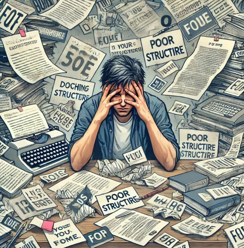 일관성 없는 글 작성