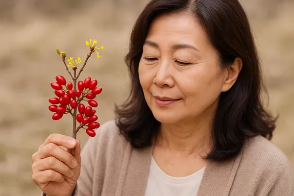 산수유가 안면 홍조 완화와 피부노화에 주는 영향