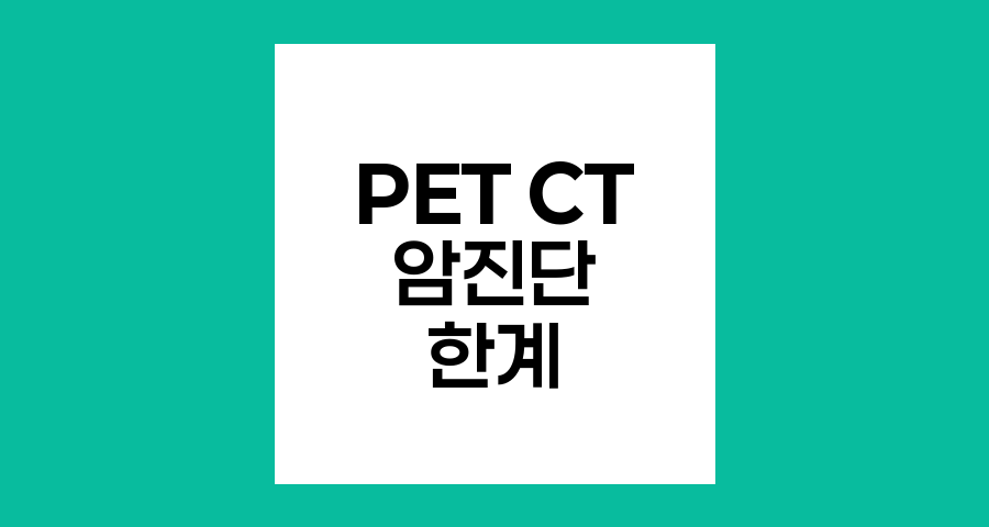 PET CT 검사의 한계와 정확성