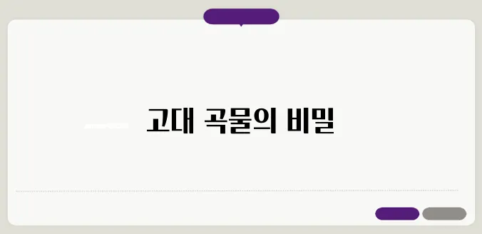 카무트 효소 효능 한번 정확하게 알아보도록 하죠