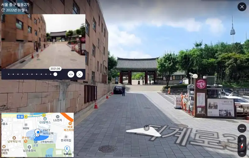 남산골-한옥마을-로드맵으로-보는-모습