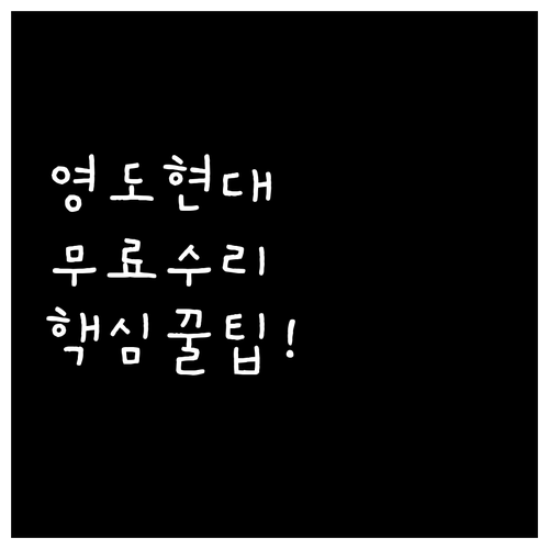 현대자동차 영도구 서비스 네트워크 상..