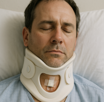 목 디스크 시술한 장시간 근무자 후기 사진