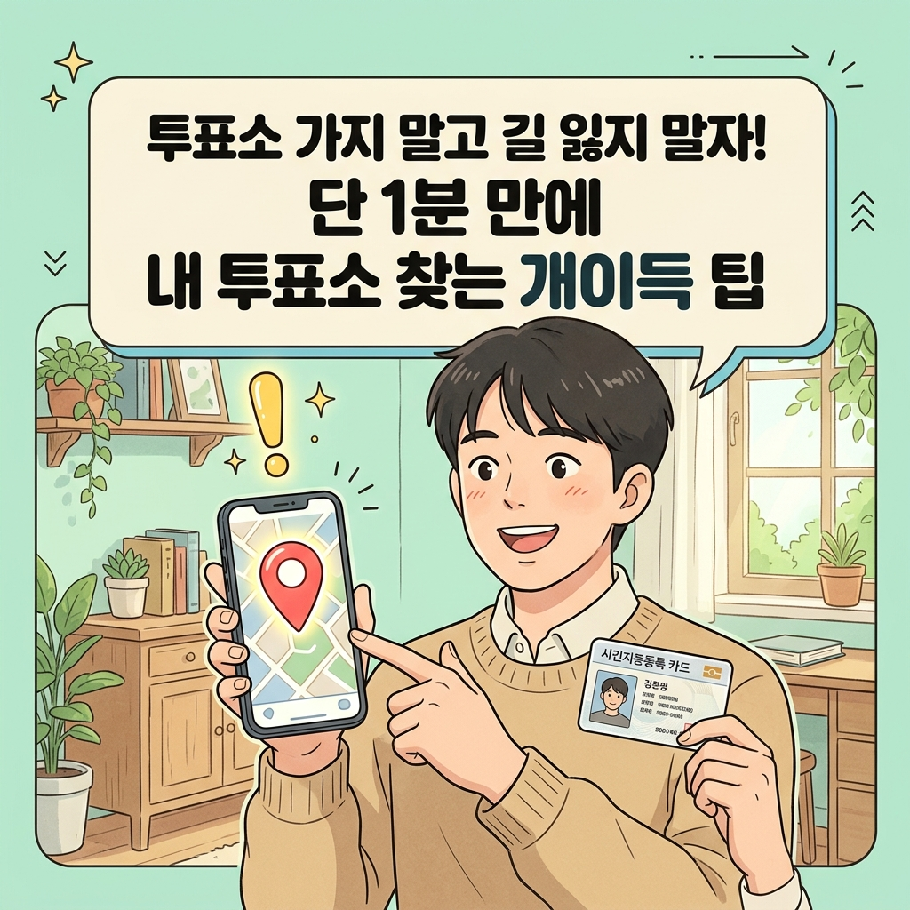 2026년 지방선거 사전투표일 신분증 투표소 찾기 안내