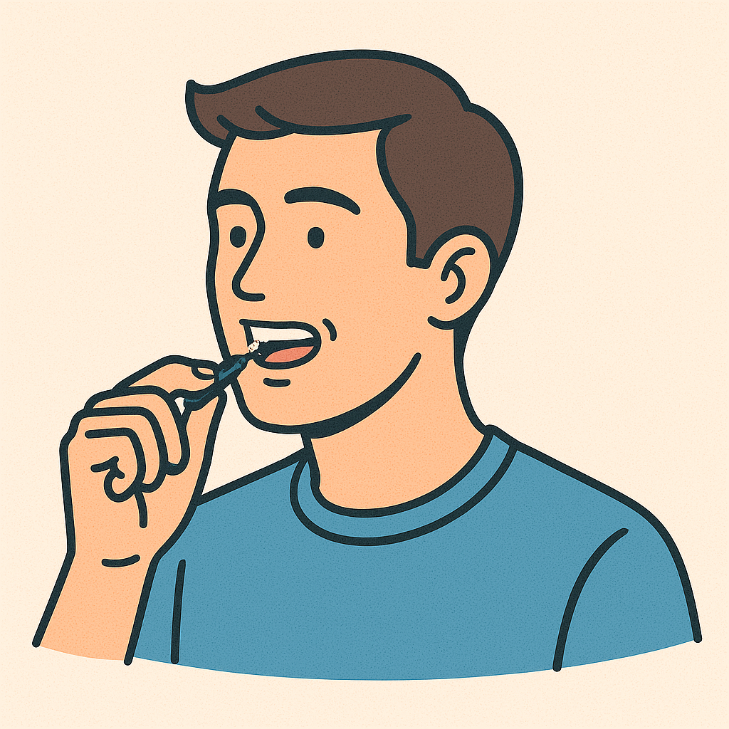 치실 보관 케이스와 제품 구성