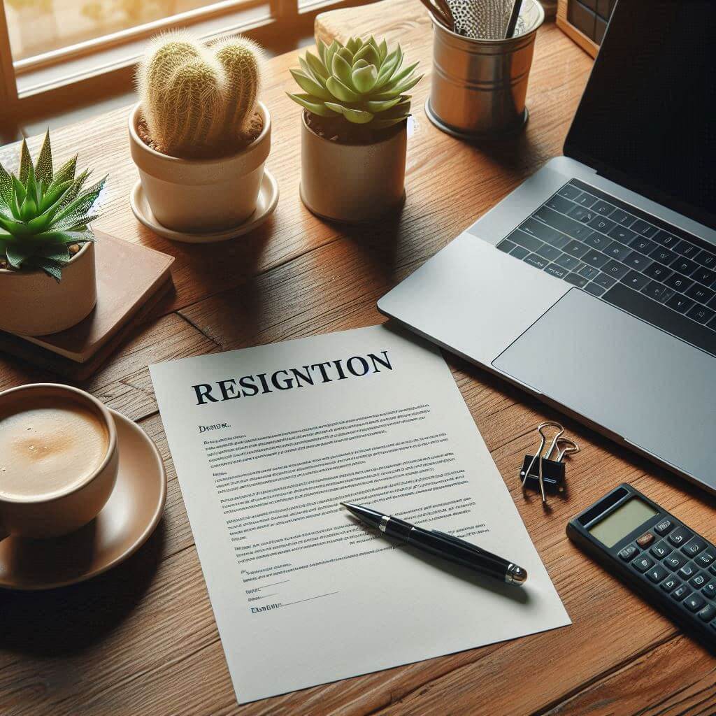 책상위-사직서2