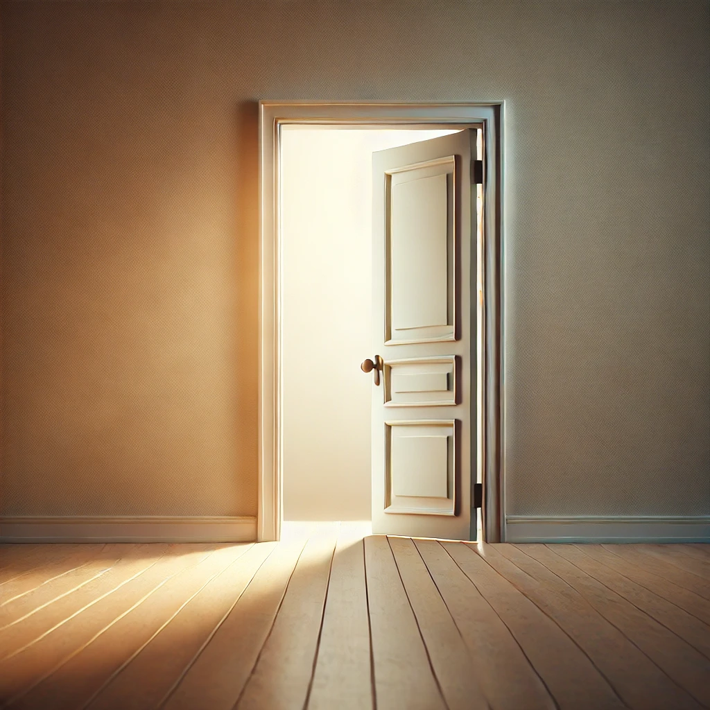 문: 닫힌 문 또는 열린 문. 유류분 반환 청구 소송을 통해 새로운 가능성을 열 수 있다는 희망 표현.